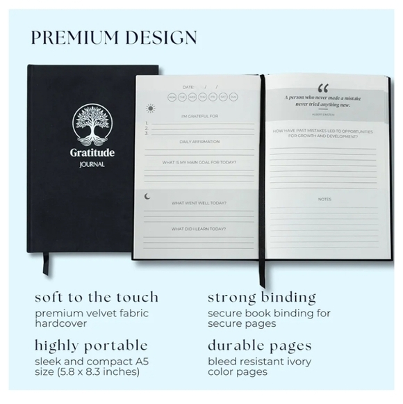 NEATLY Self Care Gratitude Journal for Women - Manifestation Journal for Men - Picture 5 of 8